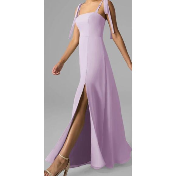 AW BRIDAL SZ 6 S lilac purple Hafsah bridesmaid formal party maxi dress NEW 0B17 - Picture 3 of 4